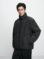 Men's Oversized Stand-Collar Puffer Jacket