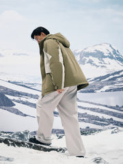 Men's Colorblock Bonded Water-Repellent Down Jacket