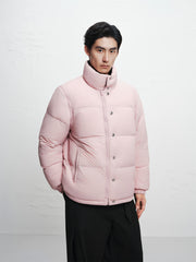 Men's Reversible Down Jacket with Detachable Sleeves