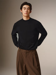 Men's Solid Slim-Fit Knit Sweater