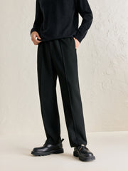 Men's Drawstring Straight Trousers