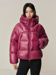 Women's Oversized Glossy Goose Down Jacket