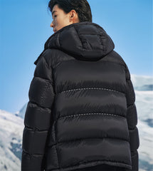 Men's Infrared Thermal Hooded Goose Down Jacket