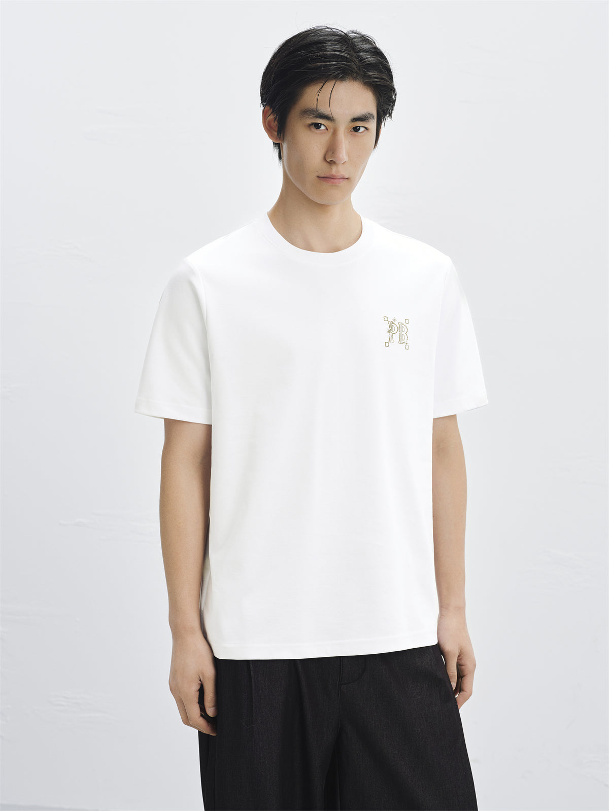 Men's Crewneck T-Shirt with Back Print