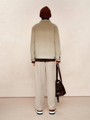 Men's Gradient Sheep Wool Jacket