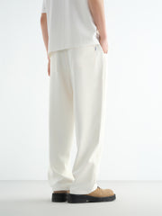 Men's Solid Drawstring Waist Sweatpants