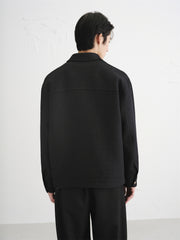 Men's Metallic Tweed Textured Commuter Jacket