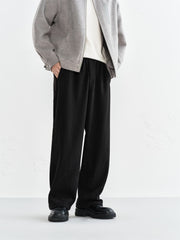 Men's Textured Jacquard Straight-Leg Sweatpants