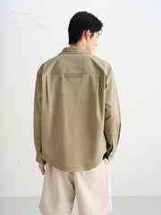 Men's Solid Oversized Shirt