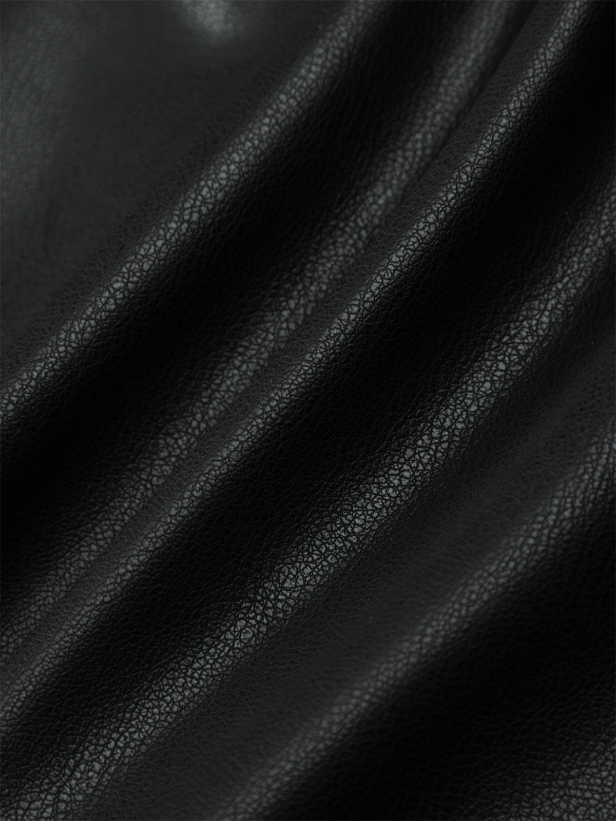 Men's Contrast-Stitch PU Leather Jacket