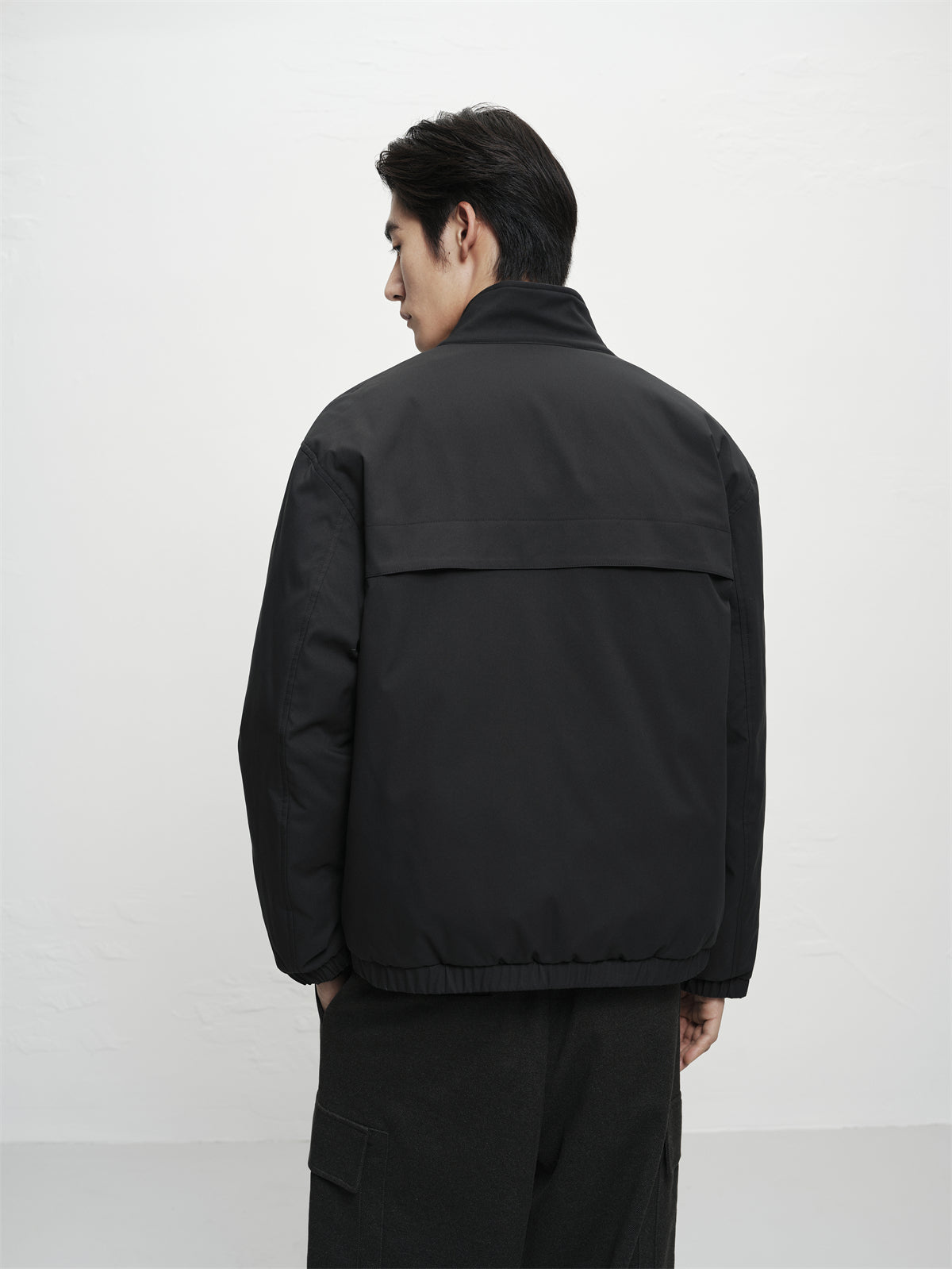 Men's Short Stand-Collar Tailored Down Jacket