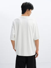 Men's White Modal Cooling Sun-Protective T-Shirt