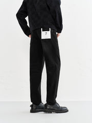 Men's Washed Tapered Jeans