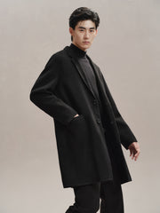 Men's Double-Faced Wool Coat