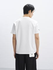 Men's Slim T-Shirt with Contrast Embroidery
